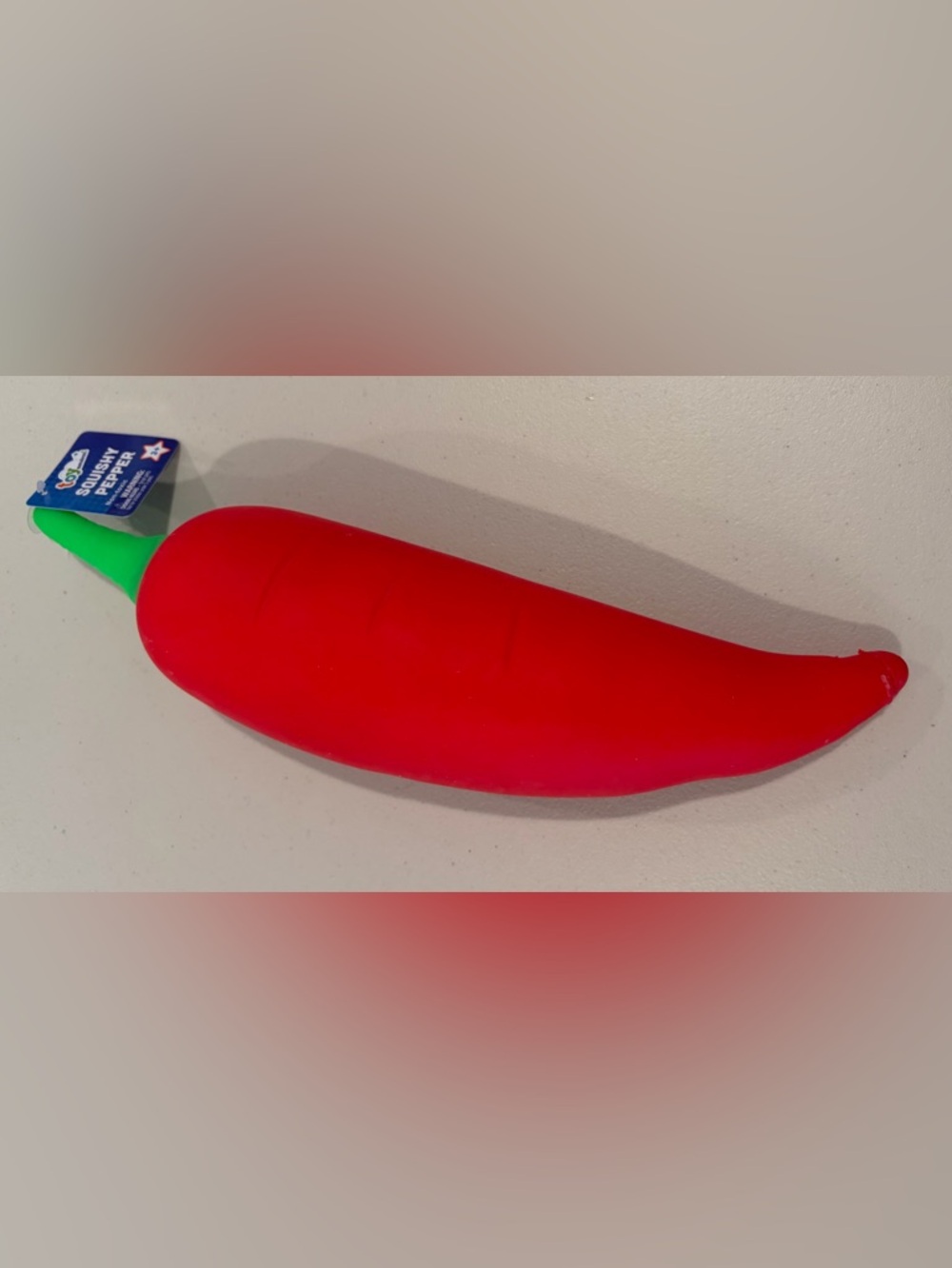NWT Jumbo Squishy Red Pepper 11.5” XL Squeezy Chili 🌶️